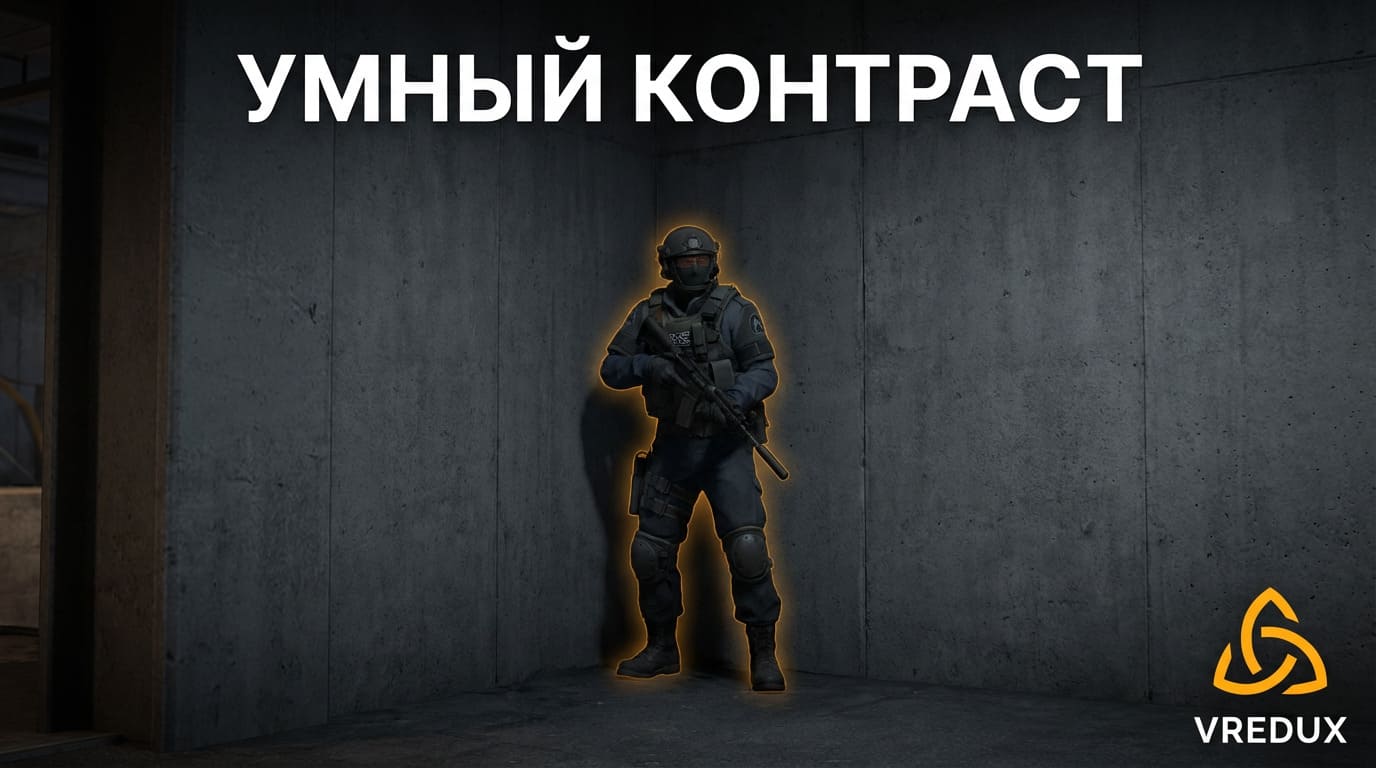 Повышенный контраст игроков КС 2: как работает настройка Boost Player ...