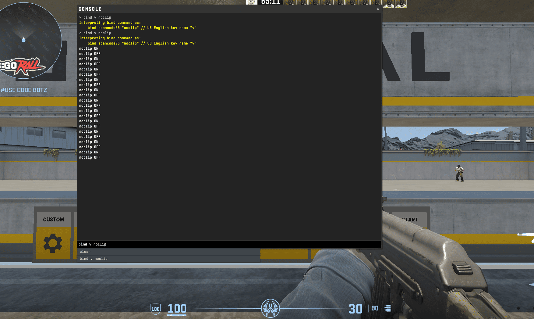 how to bind commands in counter strike
