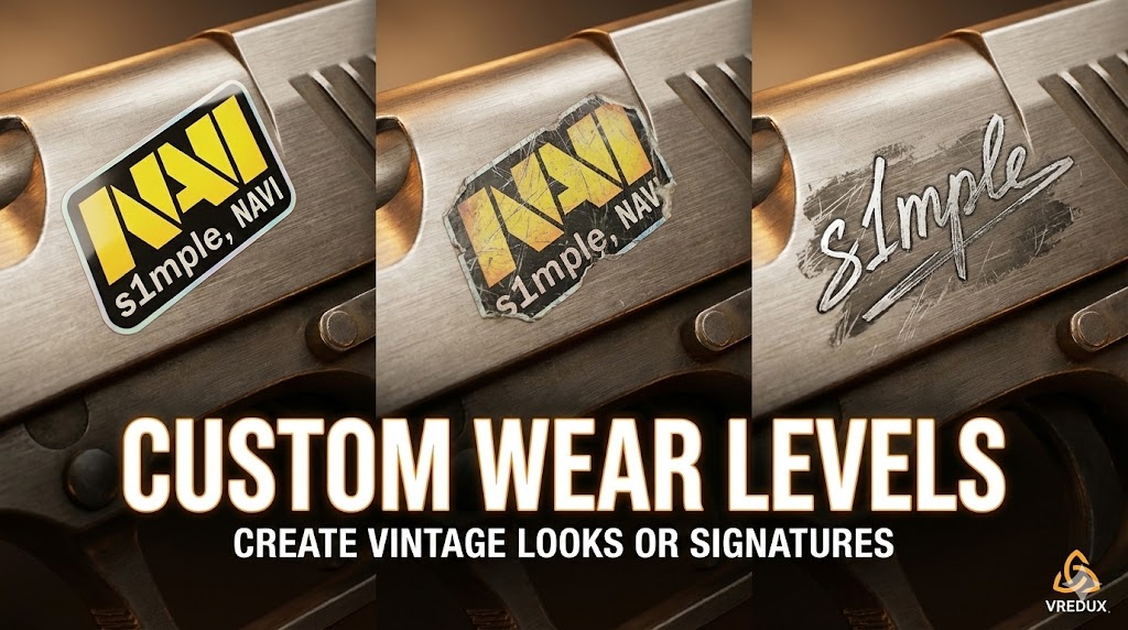 Can you remove stickers in CS2 (CS:GO): how to scrape skin | VREDUX.COM