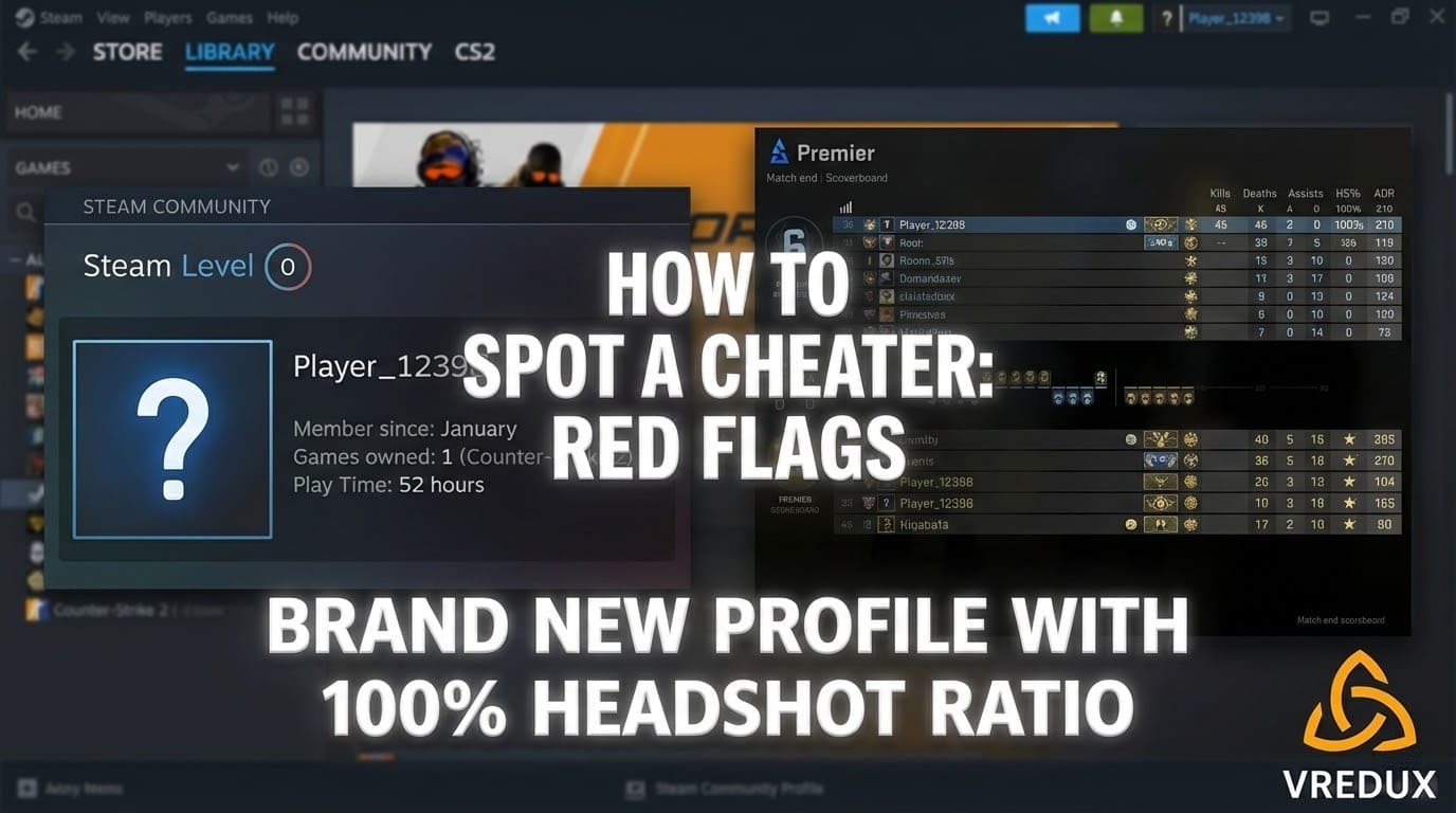 CS2 (CS:GO) cheating problem: cheater, hacker issue, VAC | VREDUX.COM