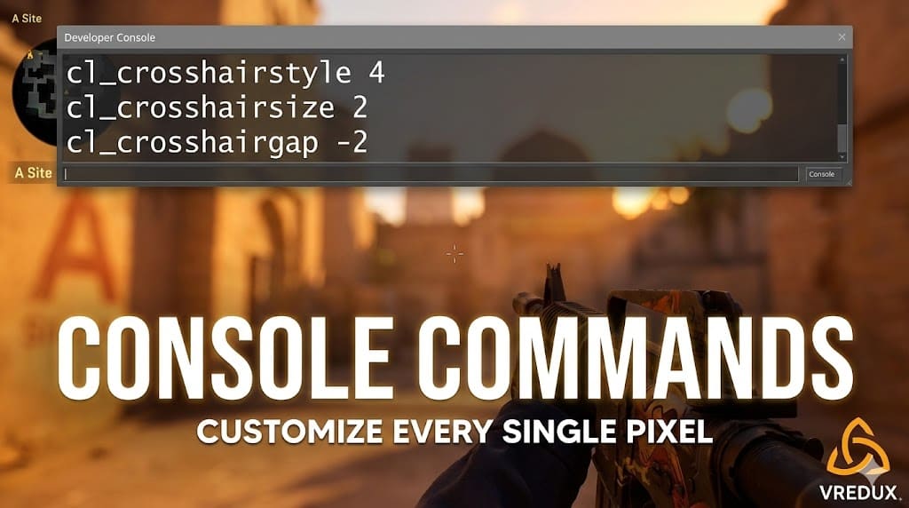 How to change crosshair in CS2 (CS:GO): commands, color, dot, console ...