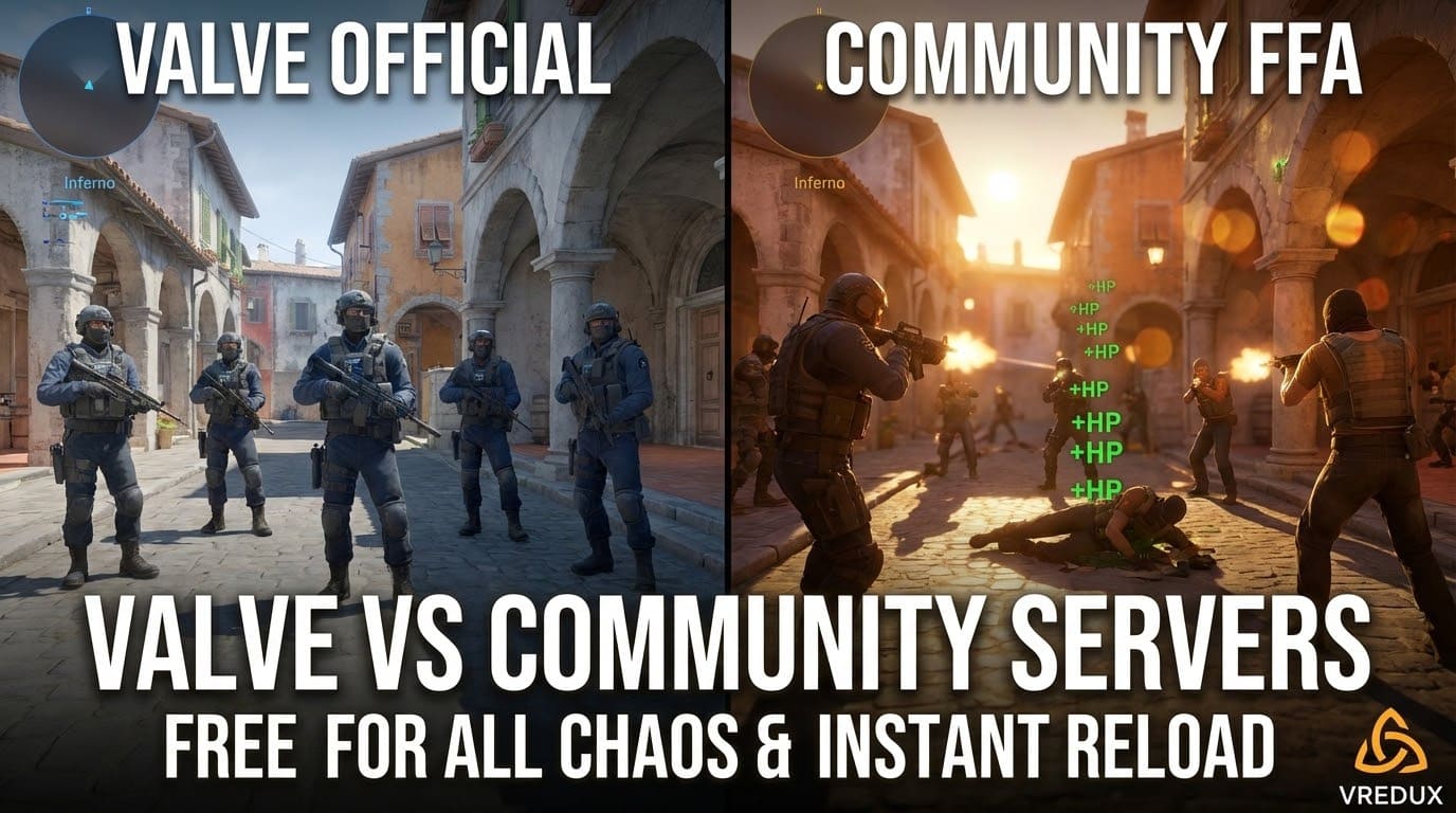 What is Deathmatch in CS2? Counter-Strike DM servers | VREDUX.COM