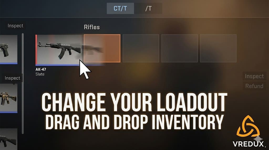 Change loadout in CS2 (CS:GO): how to custom weapon | VREDUX.COM