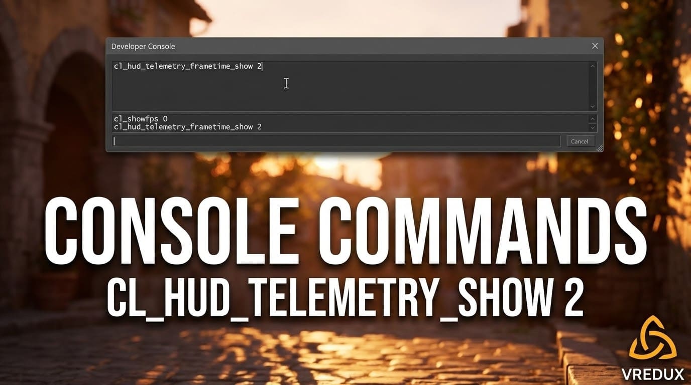 CS2 (CS:GO) net graph command: telemetry, ping, show console network ...