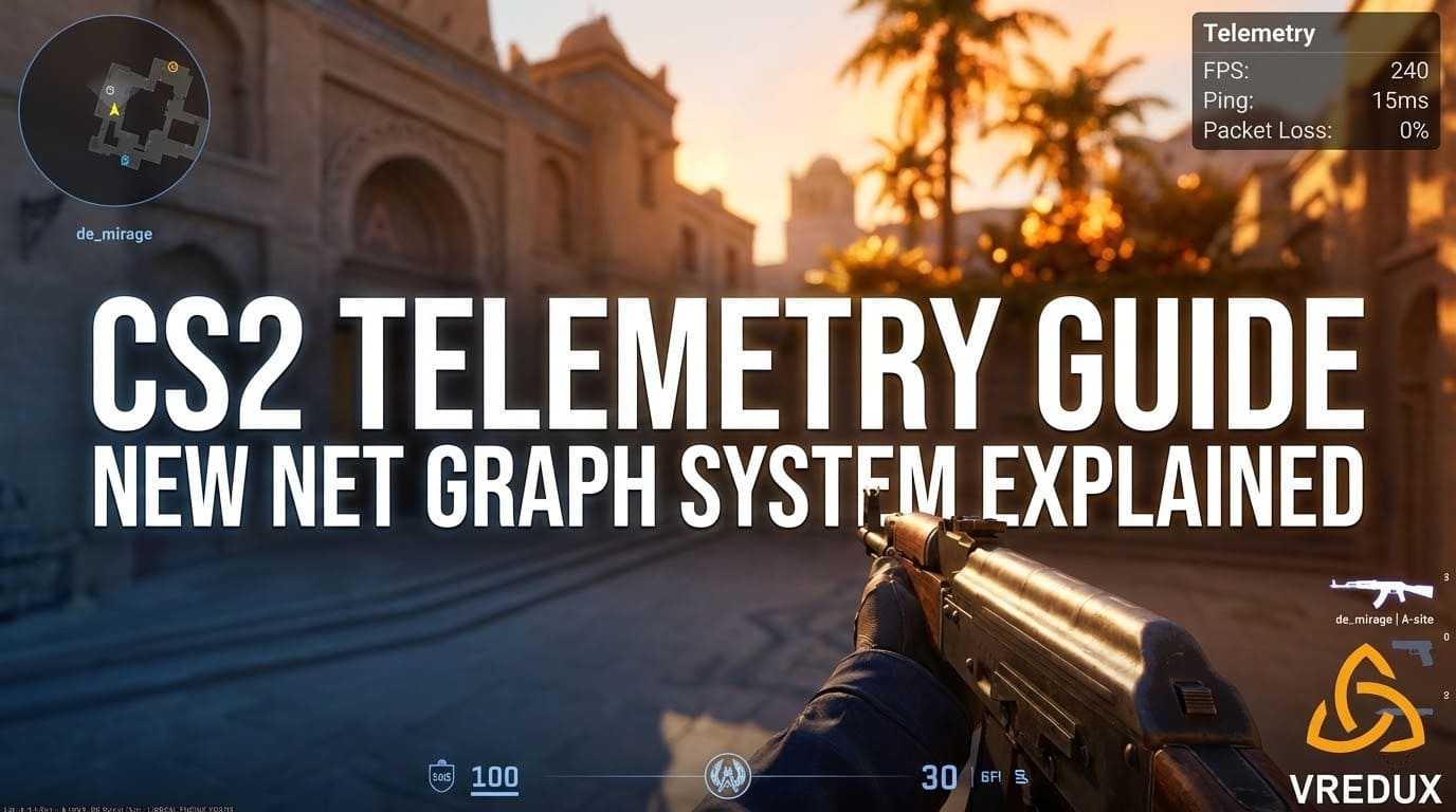 CS2 (CS:GO) net graph command: telemetry, ping, show console network ...