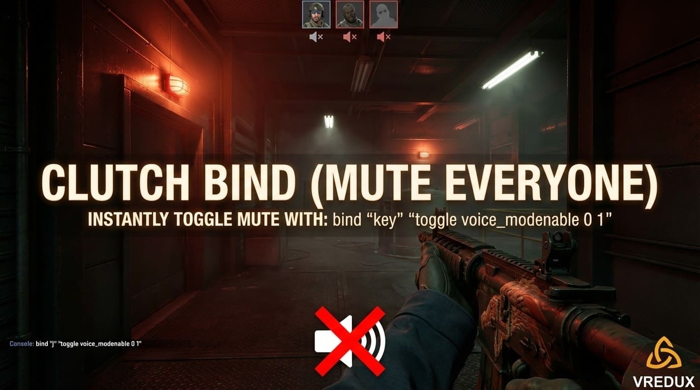 Command to hear comms in CS2 (CS:GO): voice enable, chat volume scale ...