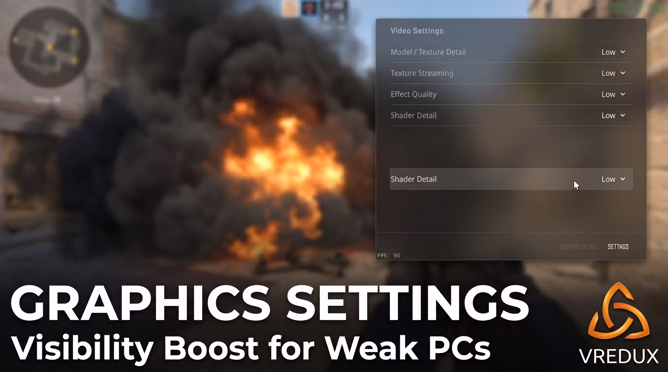 CS2 smoke graphics settings