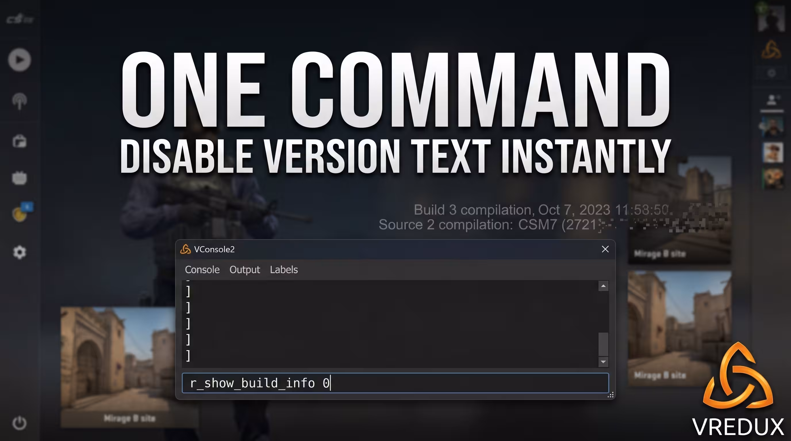 bottom corner in cs2 text